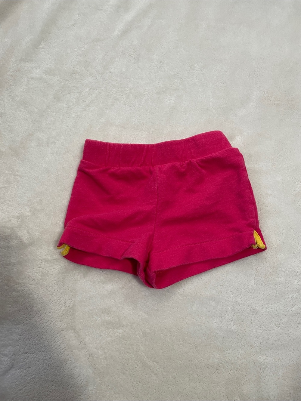 Circo Bright Pink Girls' Shorts with Yellow Tabs